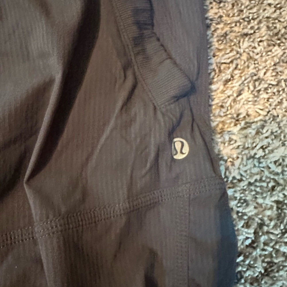 Lululemon Athletica Black and Gray Capris - Picture 2 of 4